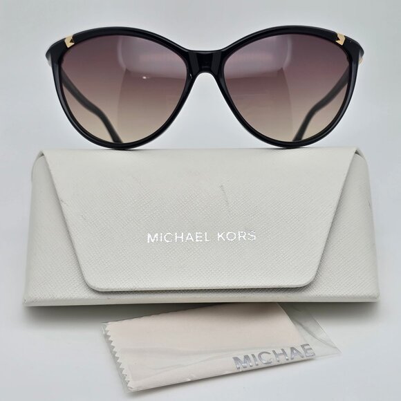 *SOLD* Michael Kors Camila M2835S Black Frame Dark Brown Gradient Len Sunglasses - Picture 1 of 16